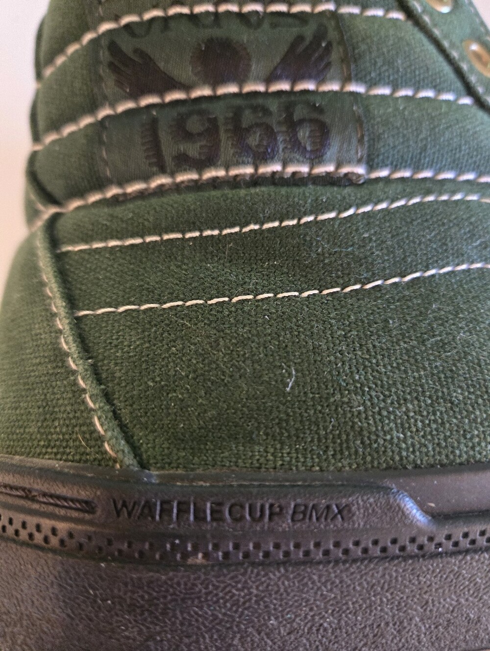 Vans Men's High-Top Canvas Sneakers Forest Green with Black SoleVans Sk8-Hi BMX - Picture 3 of 7